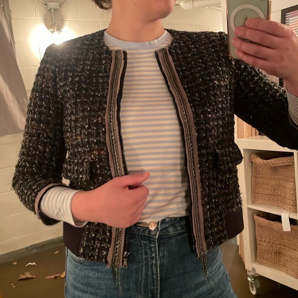 Loft tweed bomber style jacket. - Picture 6 of 6